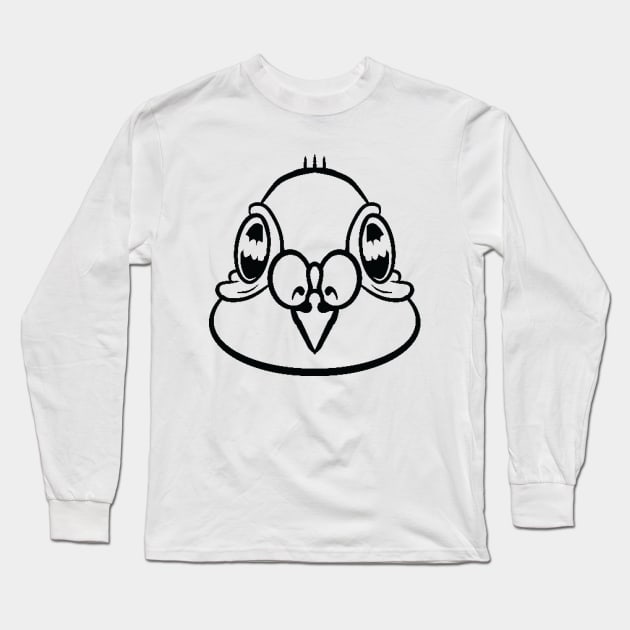 Trash Animals - Pidgeon Long Sleeve T-Shirt by allisonelyse